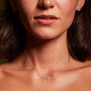 Stříbrný náhrdelník Hot Diamonds Shimmer DN229