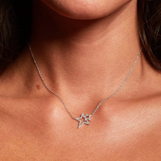 Stříbrný náhrdelník Hot Diamonds Shimmer DN229