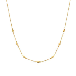 Pozlacený stříbrný náhrdelník Hot Diamonds X Golden Edit Harlequin DN236