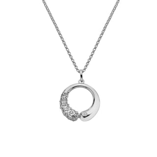 Stříbrný náhrdelník Hot Diamonds Aster DP1092