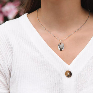 Stříbrný přívěsek Hot Diamonds Memories Oval Locket