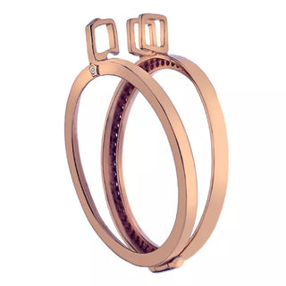 Stříbrný přívěsek Hot Diamonds Emozioni Reversible Coin Keeper Rose Gold