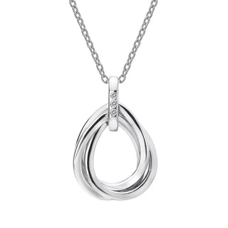 Náhrdelník Hot Diamonds Trio Teardrop DP779
