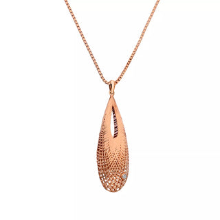 Náhrdelník Hot Diamonds Quest Filigree Teardrop RG DP832