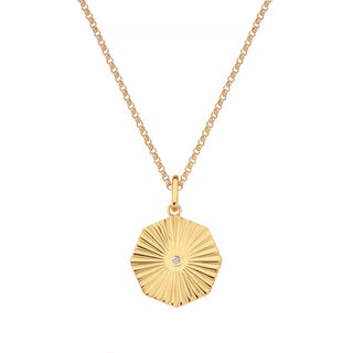 Stříbrný pozlacený náhrdelník Hot Diamonds x Jac Jossa Hope DP846