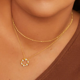 Stříbrný pozlacený náhrdelník Hot Diamonds x Jac Jossa Soul DP905