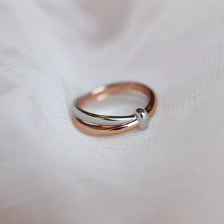 Stříbrný prsten Hot Diamonds Eternity Vermeil