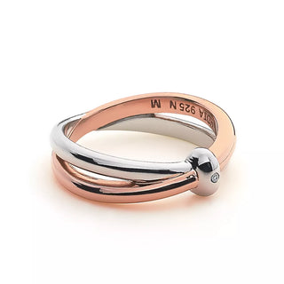 Stříbrný prsten Hot Diamonds Eternity Vermeil