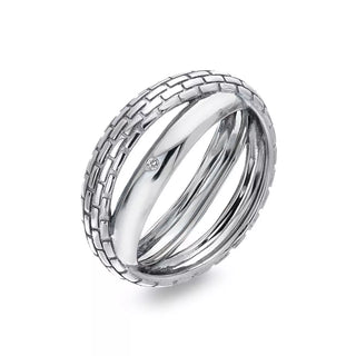 Prsten Hot Diamonds Woven DR235