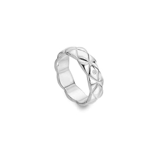 Stříbrný prsten Hot Diamonds Quilted DR260