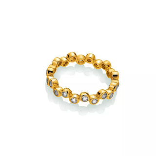Pozlacený prsten Hot Diamonds X Gemstones DR294