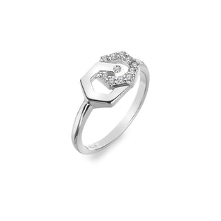 Stříbrný prsten Hot Diamonds Hexagon DR314