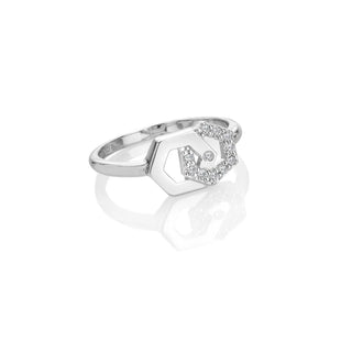 Stříbrný prsten Hot Diamonds Hexagon DR314