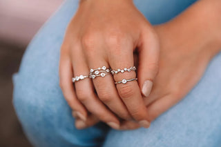 Stříbrný prsten Hot Diamonds Willow DR206