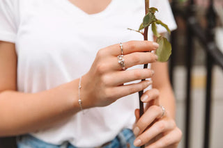 Stříbrný náramek Hot Diamonds Willow DL580
