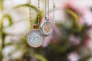 Stříbrný přívěsek Hot Diamonds Emozioni Reversible Coin Keeper Rose Gold