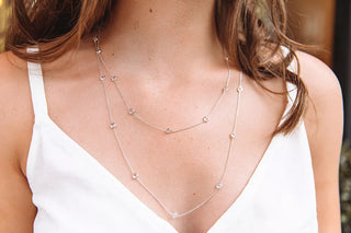 Stříbrný náhrdelník Hot Diamonds Willow 45 DN130