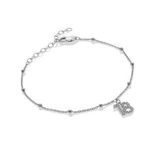 Stříbrný náramek Hot Diamonds Silver Whisper 18th SWB001