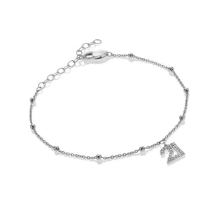 Stříbrný náramek Hot Diamonds Silver Whisper 21st SWB002
