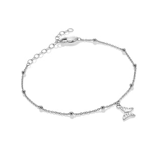 Stříbrný náramek Hot Diamonds Silver Whisper Brave SWB003
