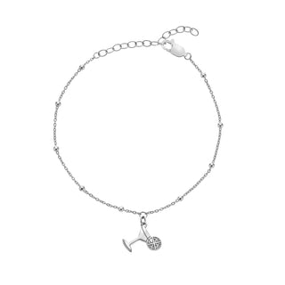 Stříbrný náramek Hot Diamonds Silver Whisper Happy Birthday SWB004
