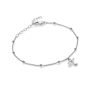 Stříbrný náramek Hot Diamonds Silver Whisper New Mum SWB008