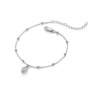 Stříbrný náramek Hot Diamonds Silver Whisper April SWB028