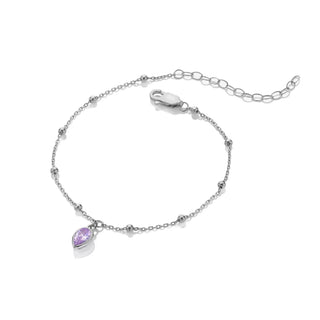 Stříbrný náramek Hot Diamonds Silver Whisper June SWB030