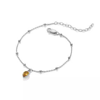 Stříbrný náramek Hot Diamonds Silver Whisper November SWB035