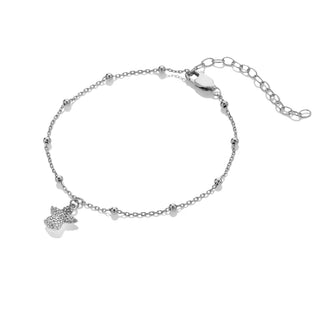 Stříbrný náramek Hot Diamonds Silver Whisper Christmas Angel SWB061