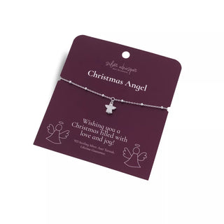 Stříbrný náramek Hot Diamonds Silver Whisper Christmas Angel SWB061