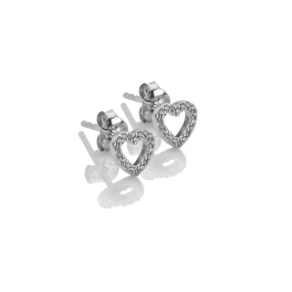 Stříbrné náušnice Hot Diamonds Silver Whisper Happy Birthday SWE004