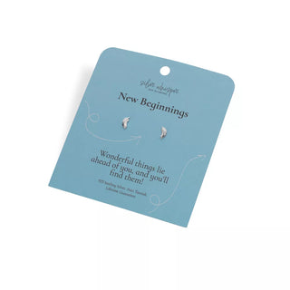 Stříbrné náušnice Hot Diamonds Silver Whisper New Beginnings SWE008
