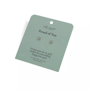 Stříbrné náušnice Hot Diamonds Silver Whisper Proud of You SWE009