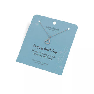 Stříbrný náhrdelník Hot Diamonds Silver Whisper Happy Birthday SWP004