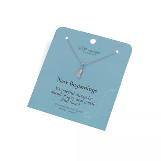 Stříbrný náhrdelník Hot Diamonds Silver Whisper New Beginnings SWP008