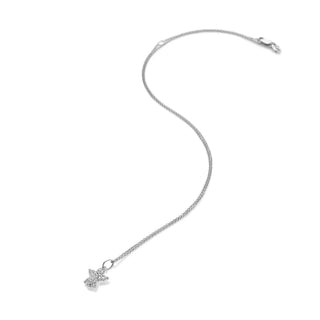 Stříbrný náhrdelník Hot Diamonds Silver Whisper Christmas Angel SWP013